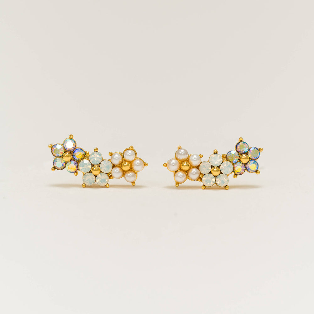 Floral Climber Earrings