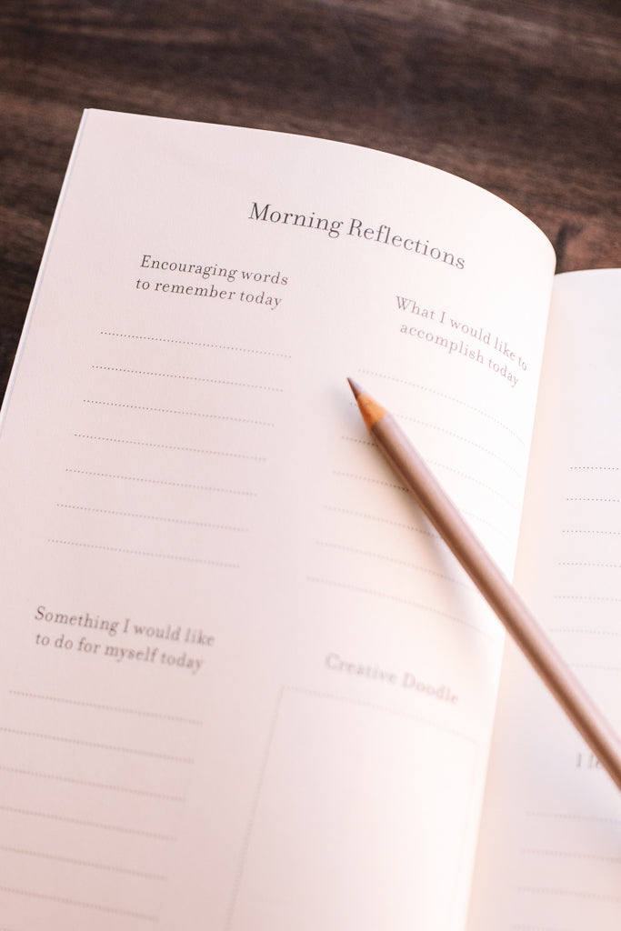 Larkspur Flowers Daily Intentions Journal