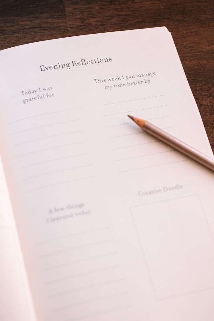 Larkspur Flowers Daily Intentions Journal