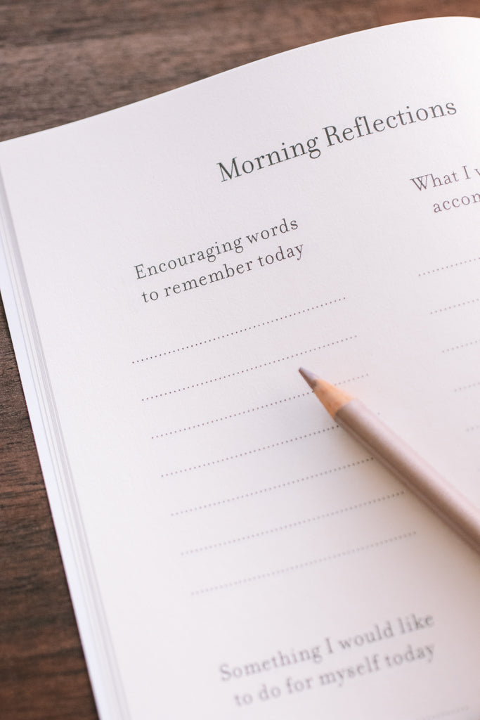 Larkspur Flowers Daily Intentions Journal
