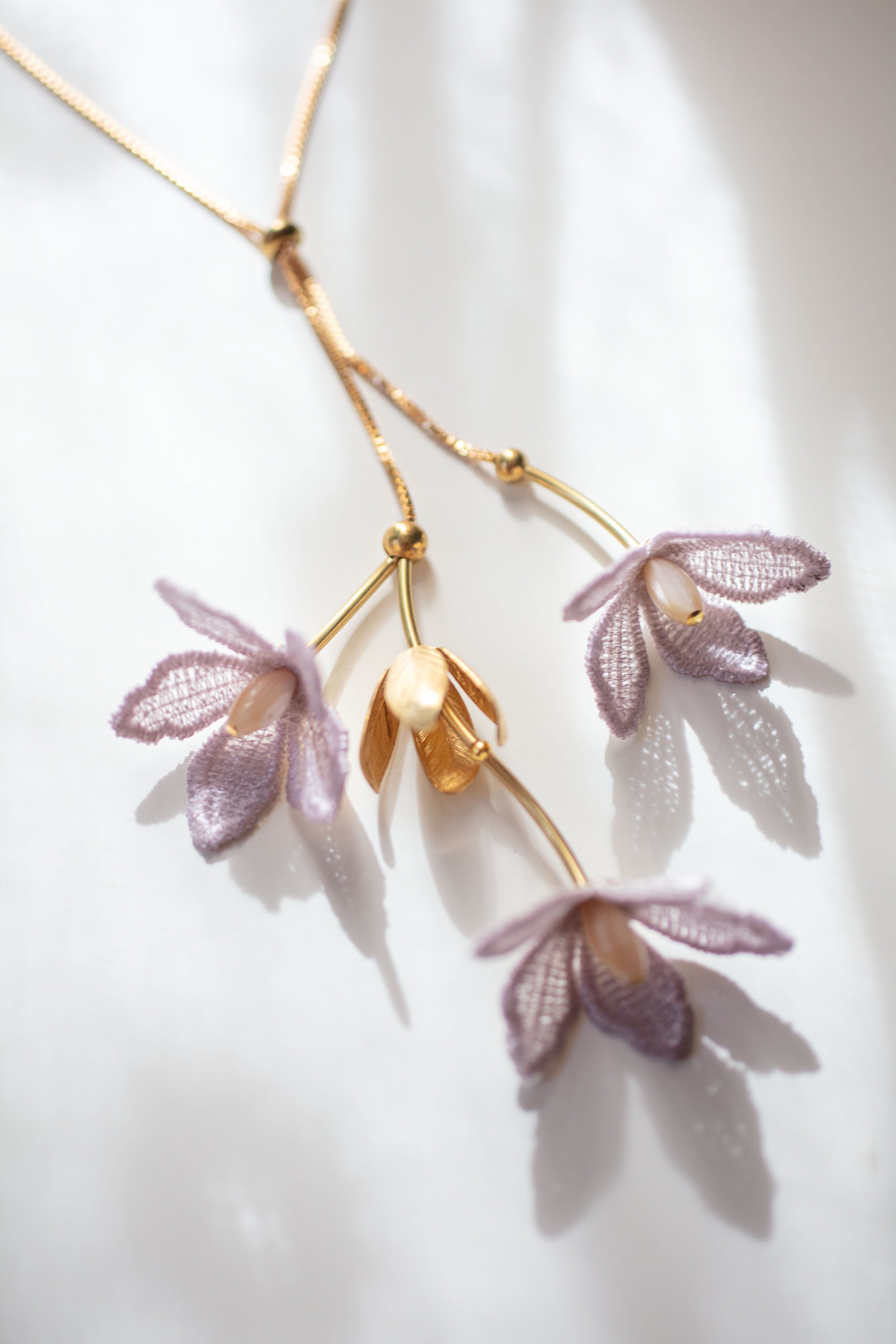 Tiaré Necklace: Lavender