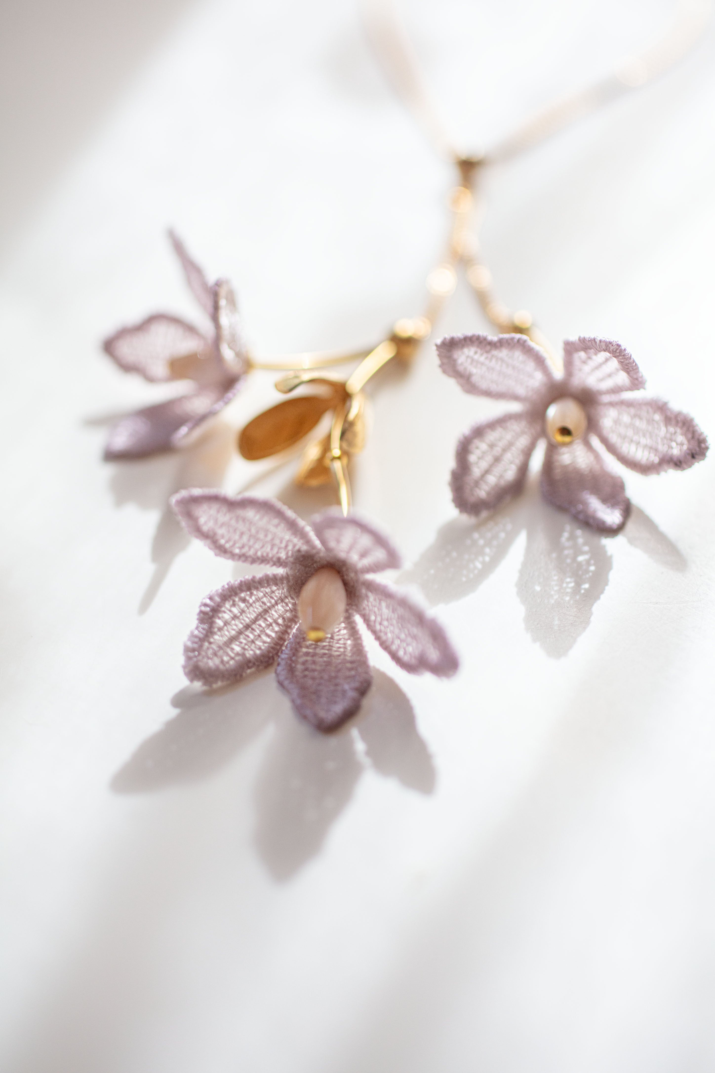 Tiaré Necklace: Lavender