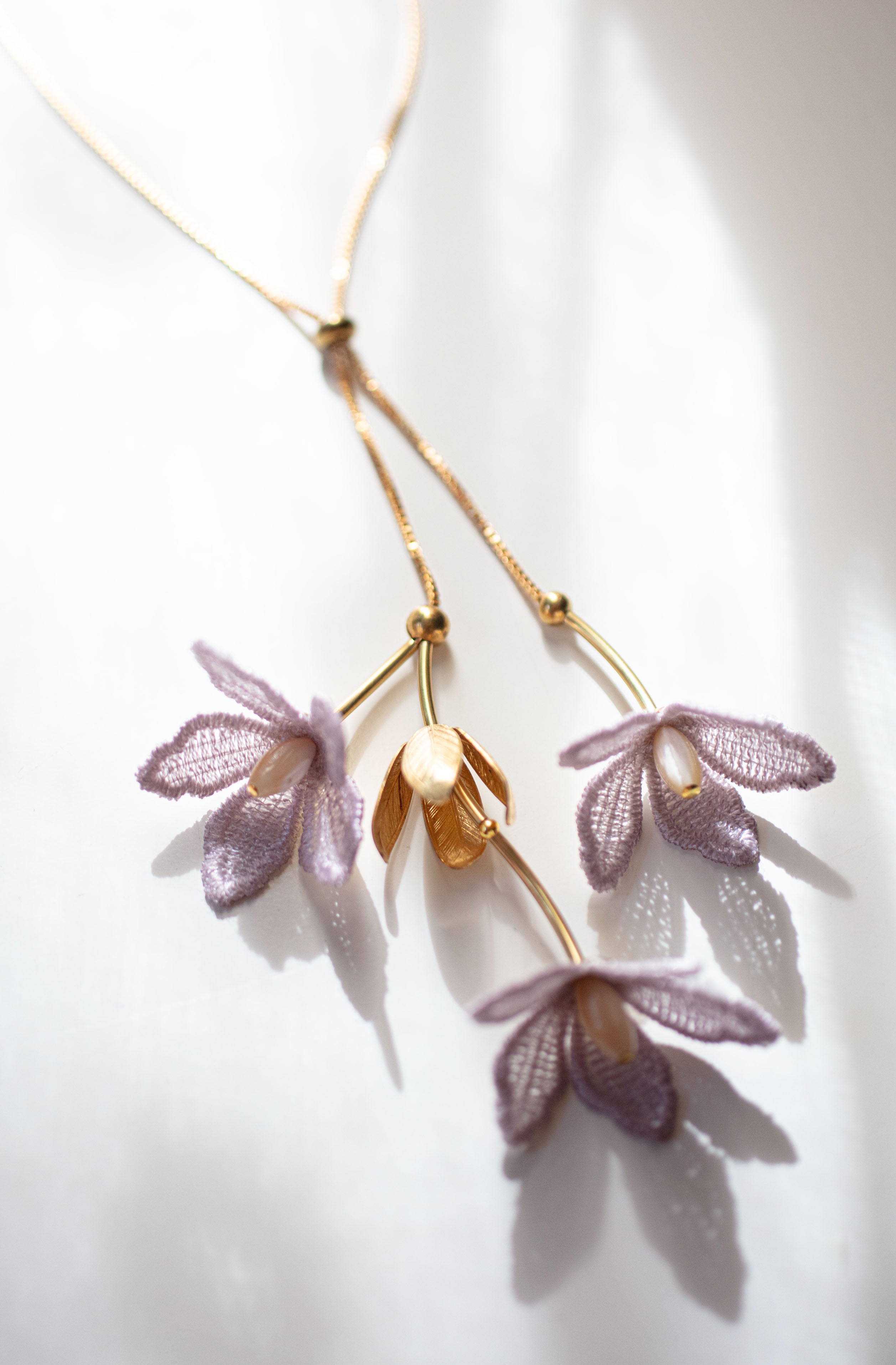Tiaré Necklace: Lavender
