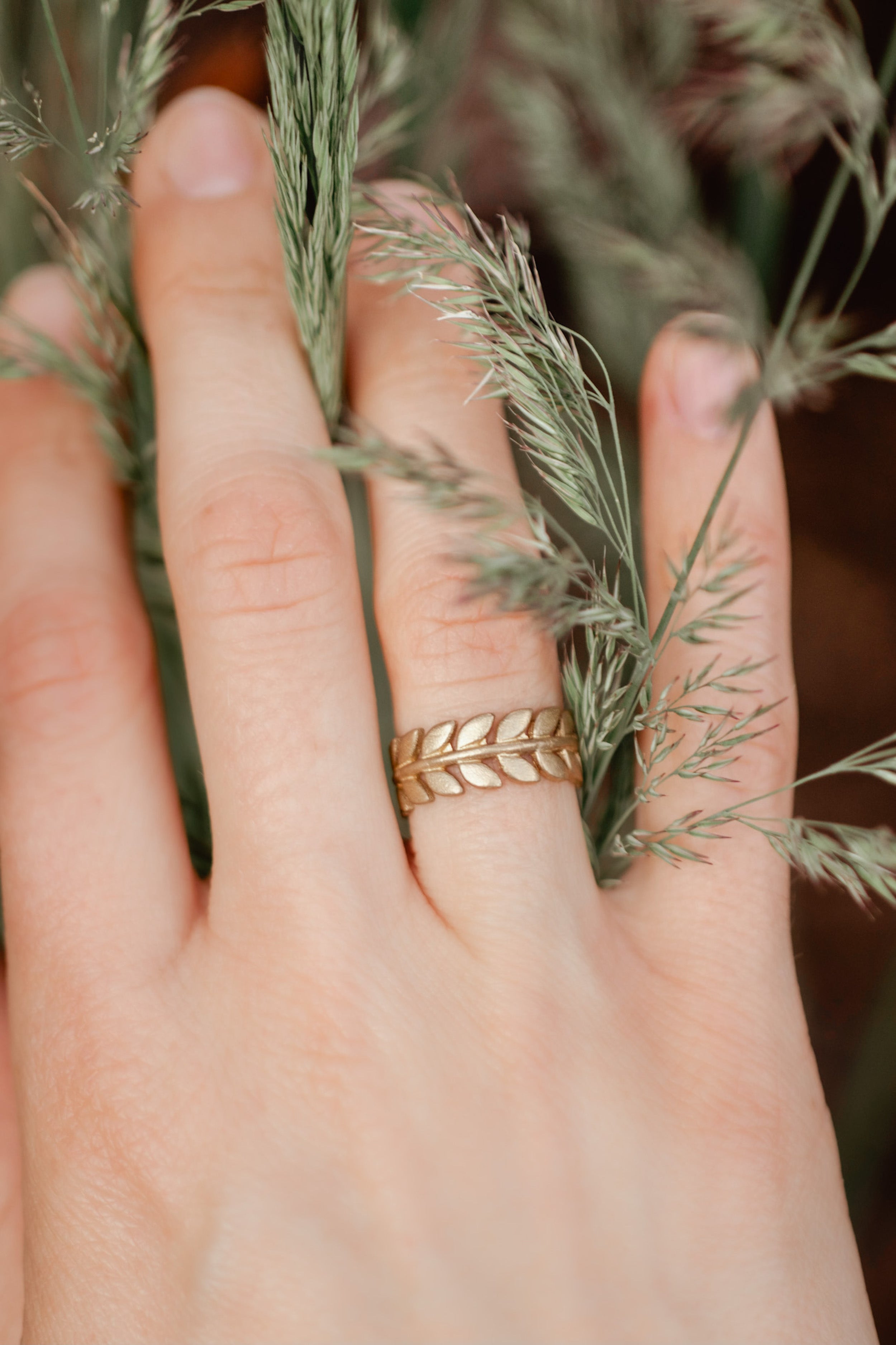 Peaceful Grasses Ring