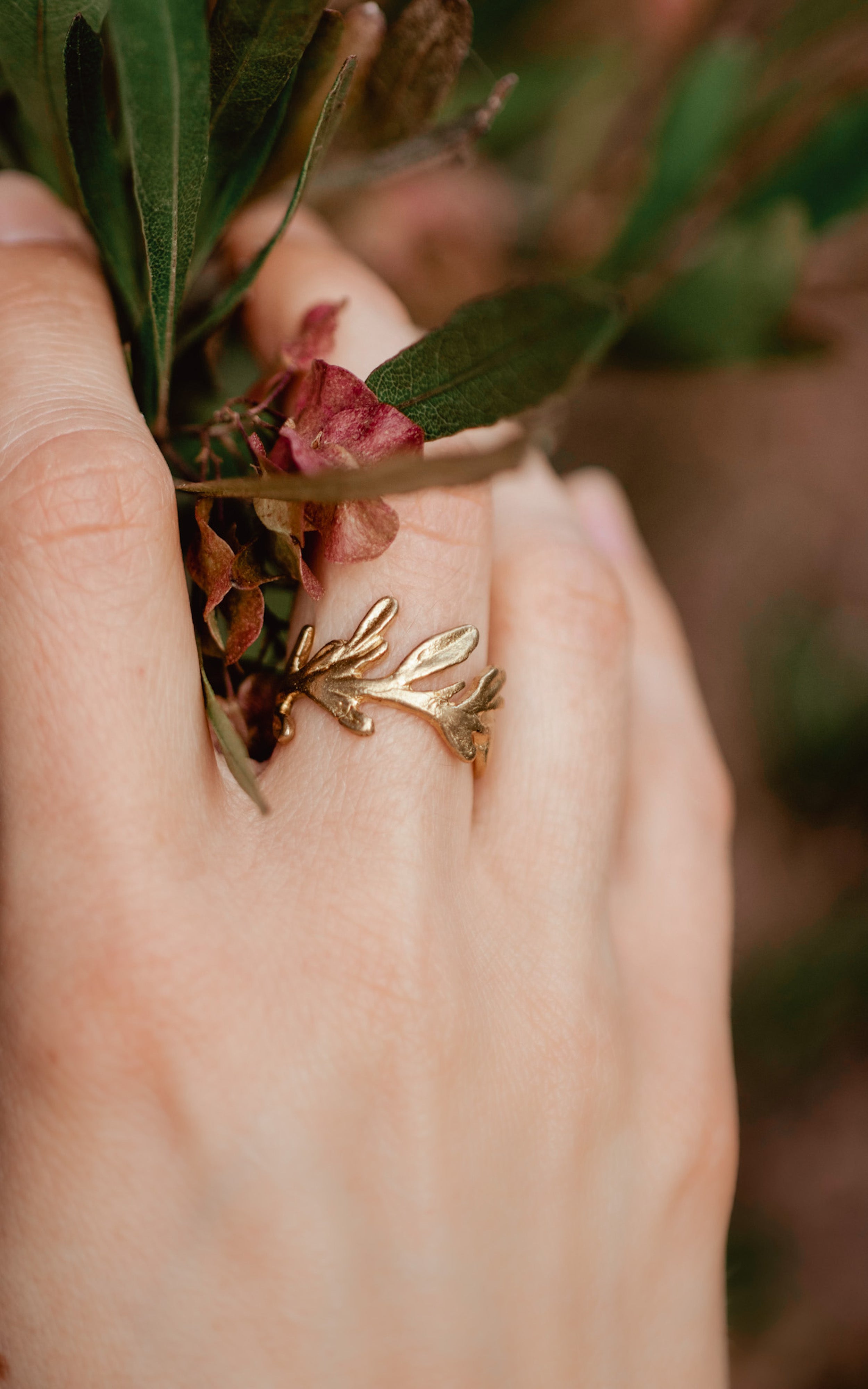 Olive Branch Ring